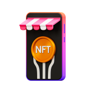 14  3D BlockChain Technology Illustration NFT Marketplace