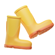 3D Boots Illustration