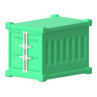 3d Delivery Services Icon Container