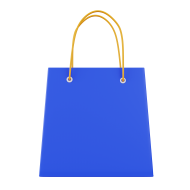 3D Ecommerce and Sales Illustration Shopping Bag 02