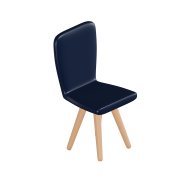 3d Educational and School Icon Illustration Chair 2 L