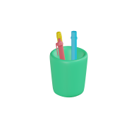 3d Educational and School Icon Illustration CUP   STATIONERY BASIC L