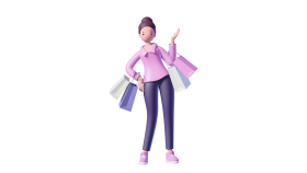 3d Female character Pose Business Marketing Illustration (9)