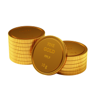 3D Gold Bars and Coin Finance Illustration (17)