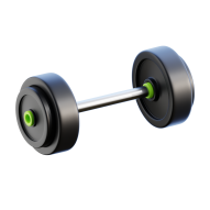 3D Gym Workout and Fitness Illustration Barbell 2