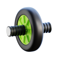 3D Gym Workout and Fitness Illustration roller