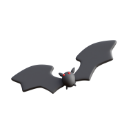 3D Halloween Holiday Celebration Illustration Bat 1