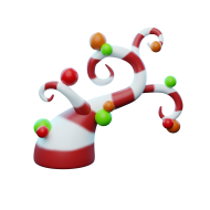 3D Halloween Holiday Celebration Illustration Candy tree