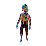 3D Halloween Holiday Celebration Illustration Zombie