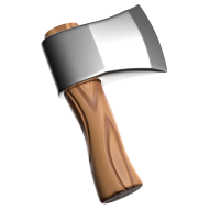 3D Icon  Camping and Travel Axe