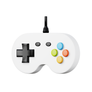 3D Illustration Icon Gamepad 2