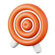 3D Illustration Icon Target 3