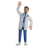 3D Male Character Medical Doctor Poses Illustration (38)