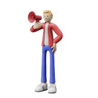 3D Male Character Poses Illustration Red and Blue Young Boy (17)