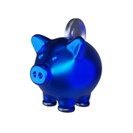 3D Money and Finance Illustration Icon PIG Bank