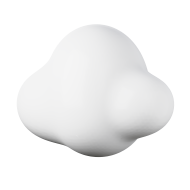 3D Nature and Weather Illustration Cloud 2