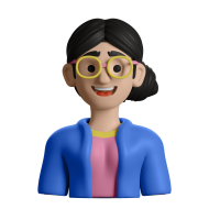 3D School Education Illustration Icon Teacher Female