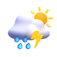 3d weather and climate icon illustration