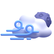 3d weather and climate icon illustration