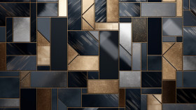 Abstract geometric background-marble mosaic inlay