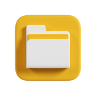 Application Design User Interface 3D Icon Folder