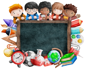 Back to school cartoon clipart Pattern and Sketch (1)