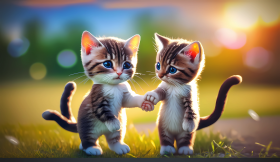 Cat and Dogs HD Pet Lovers Wallpaper Illustrations (123)