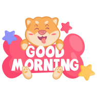 Cute Stickers Illustration - Good Morning