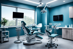 Dental equipment dentist office new modern stomatological clinic