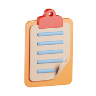 Digital Marketing 3D Icon Clipboard (2)