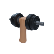 Dumbell and Hand 01