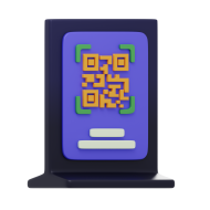 Finance Accounting 3d Money Illustration QR Pay