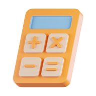 Finance and Currency Exchange 3d Icon Calculator (3)