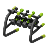 Fitness Gym 3D Icon Dumbbell Rack