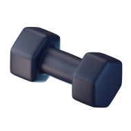 Fitness Gym 3D Icon Dumbell