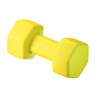 Fitness Gym 3D Icon Dumbell 2