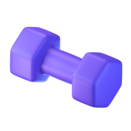 Fitness Gym 3D Icon Dumbell 5