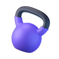 Fitness Gym 3D Icon Kettlebell 5