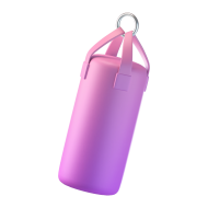 Fitness Gym 3D Icon Punching Bag 1