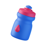 Fitness Gym 3D Icon Water Bottle 4