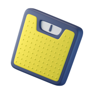 Fitness Gym 3D Icon Weight Scale 2