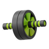 Fitness Gym 3D Icon Wheel Exercise