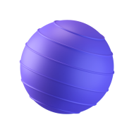 Fitness Gym 3D Icon Yoga Ball 5