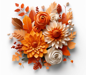 Floral Fall thanksgiving Illustration (16)