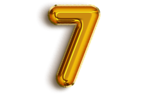 Foil Balloon Numerical Numbers Illustration PNG (8)