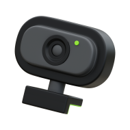 Gaming Device and ESport 3D Illustration Webcam