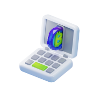 Laptop Cryptocurrency 3D Icons