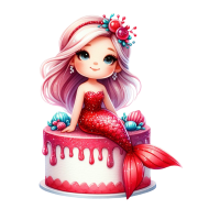 Mermaid Clipart Birthday Mermaid Illustration Png (14)