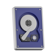 Personal Computer Technology 3d icon Hard Disk